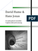 David Hume & Hans Jonas. Zwei Philosophische Gottesbilder. Vergleich, Kritik Und Erweiterung.