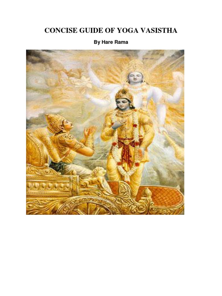 Concise Guide of Yoga Vasistha PDF Yoga Spirituality