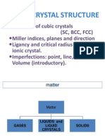 Unit I:Crystal Structure