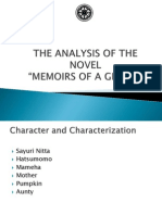 Analysis of The Novel Memoirs of A Geisha (Power Point)