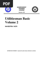 US Navy Course - Utilitiesman Basic, Volume 2 NAVEDTRA 14279