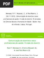 III Jornadas ESTeSLx Rute F Meneses 2 SCRIBD