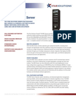 Sonata SE MSC Server Datasheet