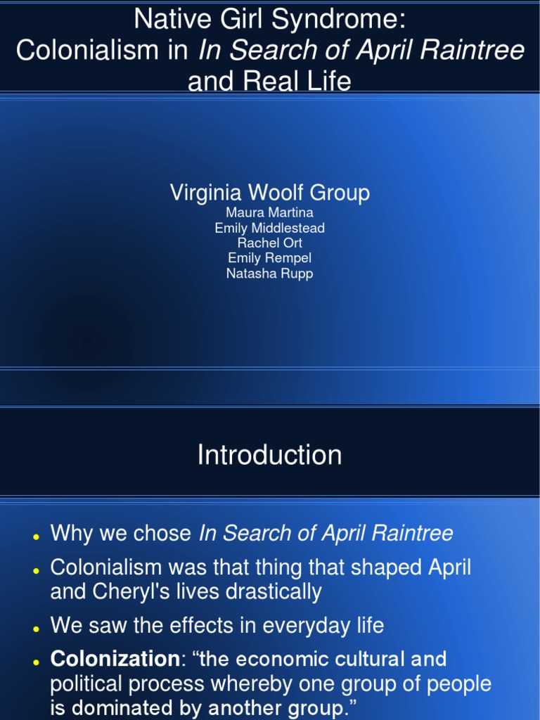 Colonialism in April Raintree Analysis | PDF | History