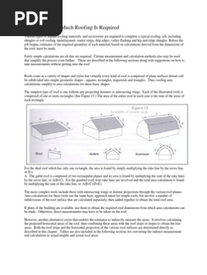 Estimate - Sloped Roof