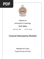 General Information Booklet-Diploma in IT