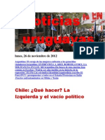 Noticias Uruguayas Lunes 26 de Noviembre Del 2012