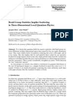 Braid Group Statistics Implies Scattering in Three-Dimensional Local Quantum Physics