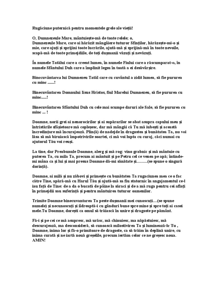 Rugaciune | PDF