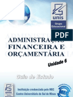 Administracao Financeira e Orcamentaria Unid6