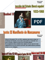 Tema 5. Reinado de Isabel II.