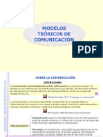 Modelos Teóricos de Comunicación