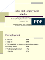 Strategies for Full Employment in India