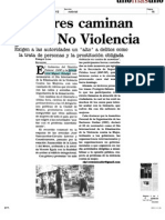 Mujeres Caminan Por La No Violencia: El Gobierno Del Distrito