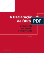 A declaração de óbito