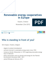 Renewable Energy Cooperatives in Europe