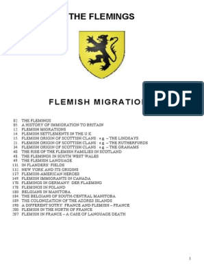 Wonderlijk The Flemings - Flemish Migrations and Influence -2 | Flanders BJ-89