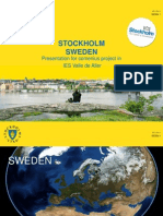 Stockholm Sweden: Presentation For Comenius Project in IES Valle de Aller