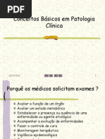 1 - Conceitos Básicos em Patologia Clínica