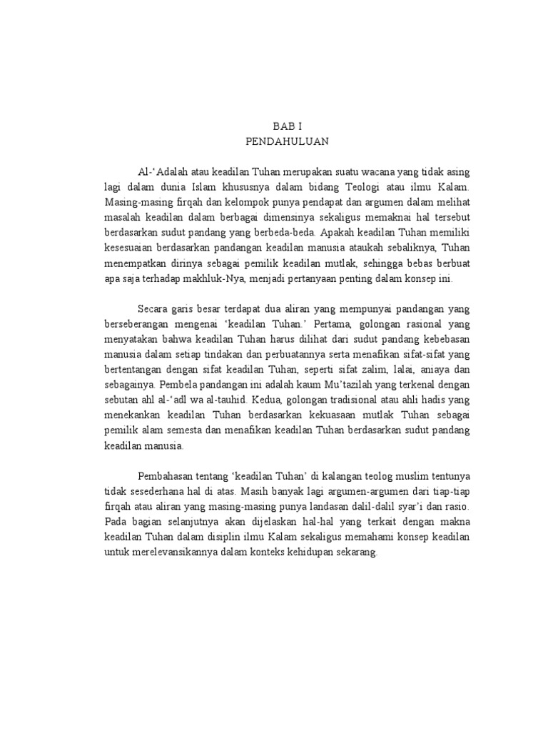 Keadilan Tuhan Pdf
