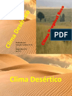 Clima Desértico e Tropical Seco