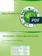 Energia e Meio Ambiente