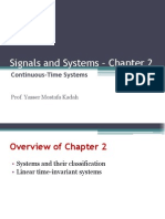 Signals and Systems - Chapter 2