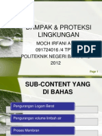 Dampak dan Proteksi Lingkungan pada pembangkit listrik