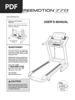 Freemotion 770 Treadmill