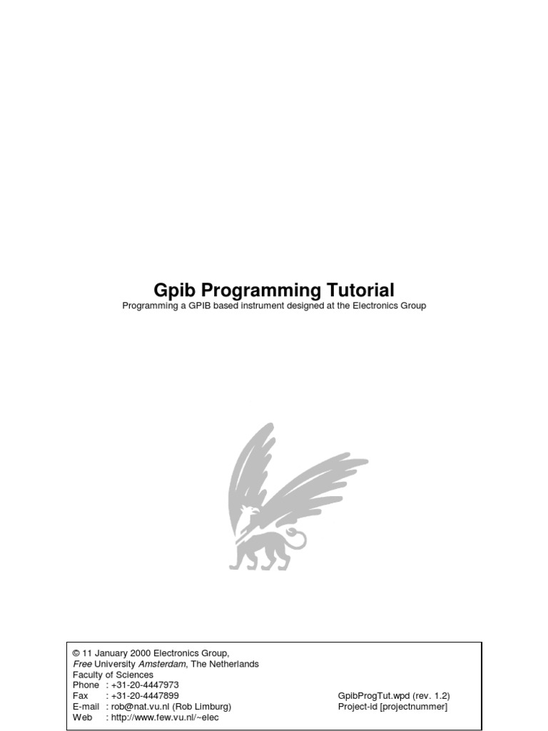 GPIB Programming Guide | PDF