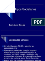 Tipos Societários