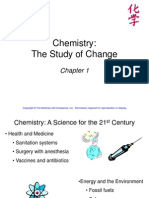 Chapter 1 Chemistry the Study of Change