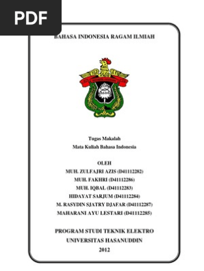 Makalah Bi Ragam Ilmiah