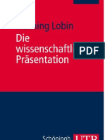 UTB 3770: Henning Lobin, Die wissenschaftliche Präsentation - Leseprobe