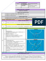 Sesión de fútbol sala para el trabajo del sistema 4-0