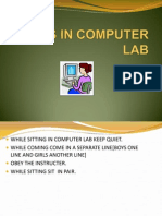 Rules in Computer Lab