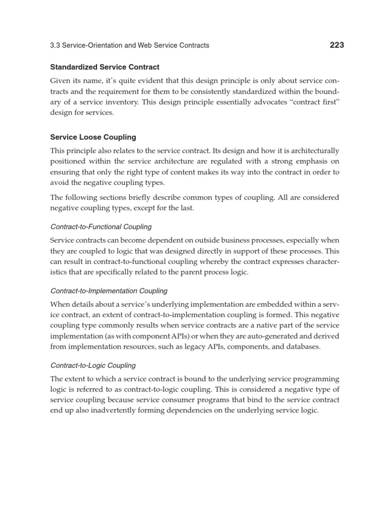 Standardized Service Contract: 3.3 Service-Orientation and Web Service ...