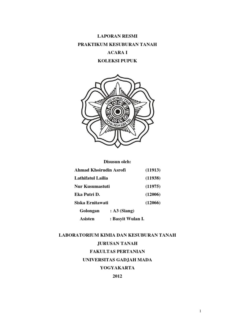 Laporan Resmi 2012 | PDF