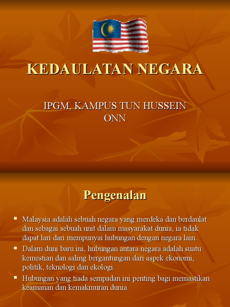 Kedaulatan Negara  PDF
