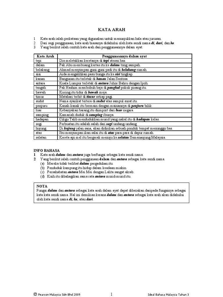 Kata Arah Pdf