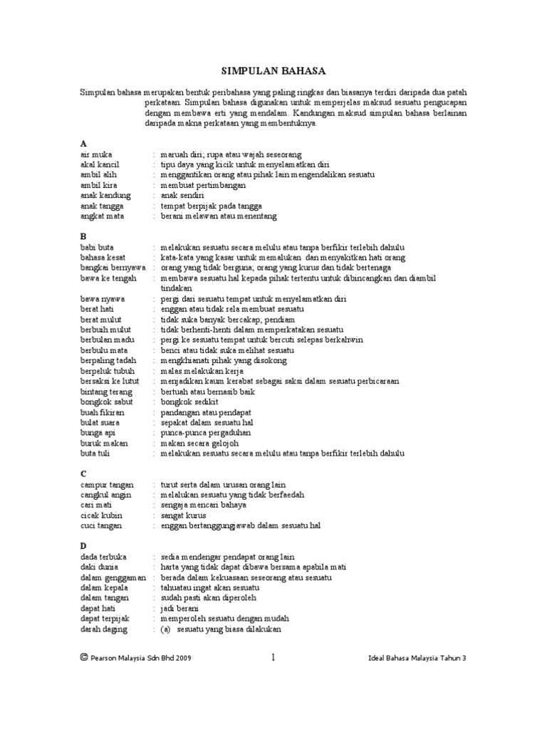 Simpulan Bahasa Pdf