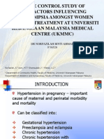 02 - Risk Factors Influencing Preeclampsia Amongst Women Receiving Treatment at UKMMC