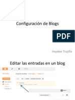 Configuración de Blogs