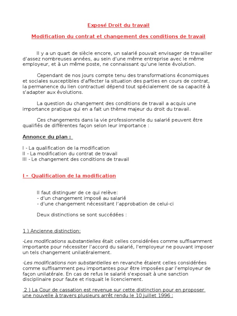 Expose De Droit Social Exoneration Droit Des Affaires