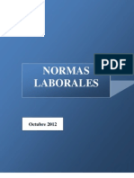 Normas Laborales Octubre 2012