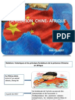 Chine - Afrique+ Grande Puissance Eco+ Conflits Intra+ Relation Usa - Afrique