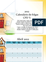 2012 Calendar I o