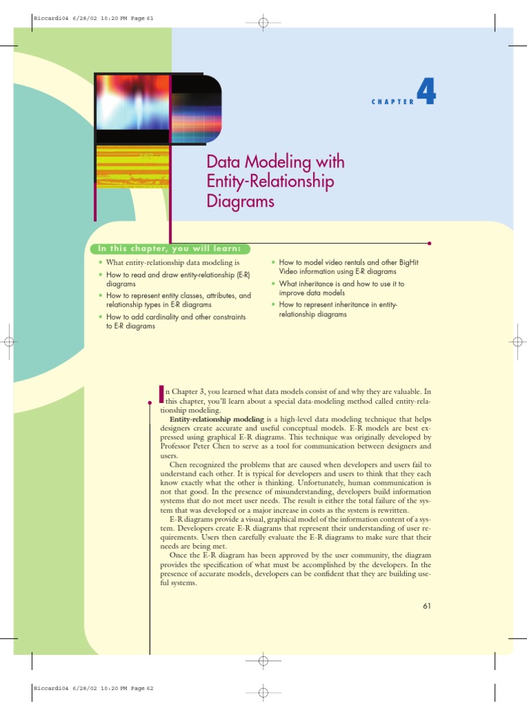 Riccardi Ch4 | PDF | Conceptual Model | Data Model