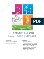 Itinerario Trashumancia 2012: Semana 4