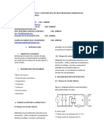 Ensayos de Circuito Abierto y Cortocircuito en Trasformadores Monofasicos